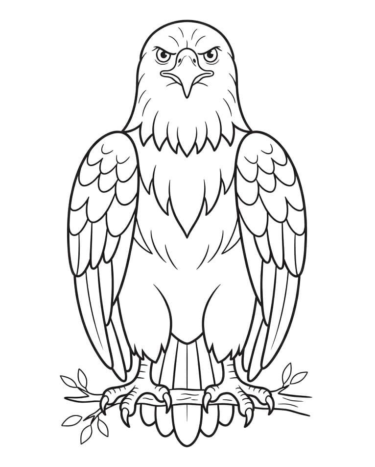 Erstaunlicher Adler ausmalbilder