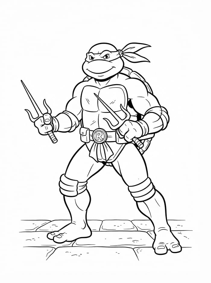 Fantastische Ninja Turtles ausmalbilder