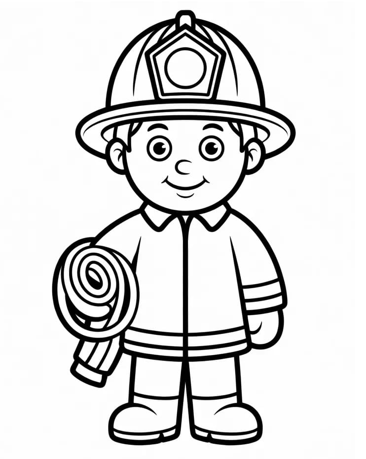 Feuerwehrmann Bild ausmalbilder