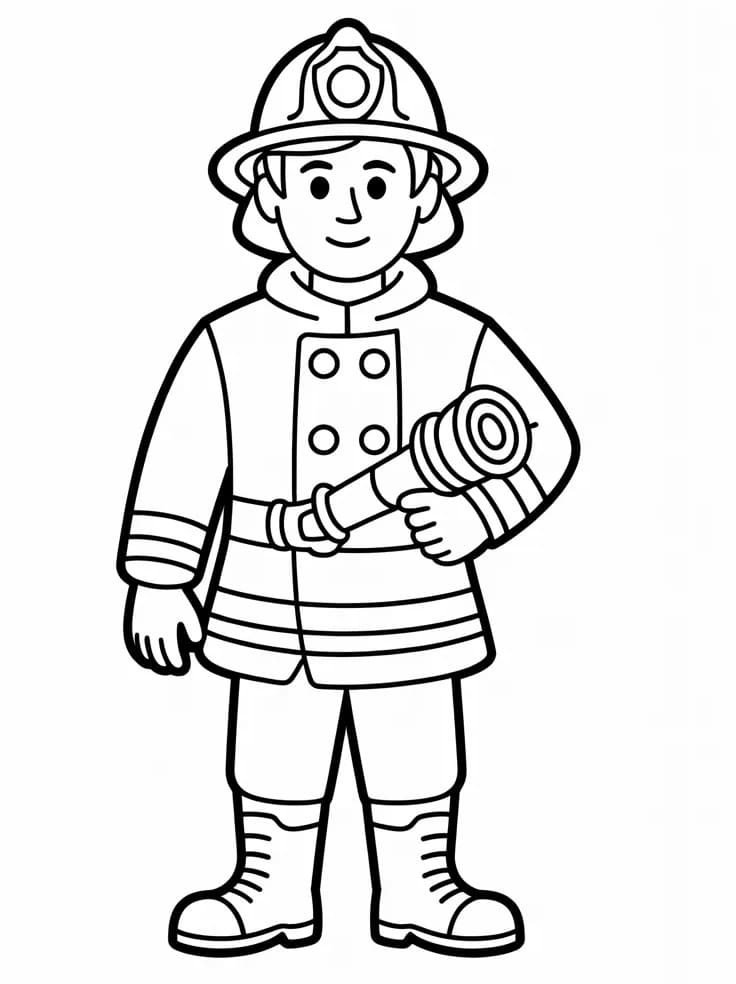 Feuerwehrmann zum Ausdrucken ausmalbilder