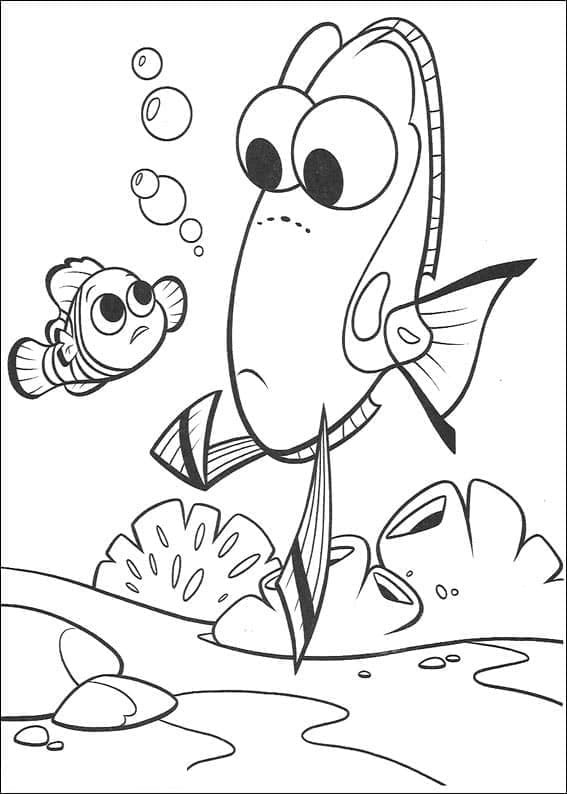 Findet Nemo 5 ausmalbilder