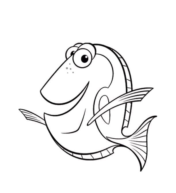 Findet Nemo für 6-jährige Kinder ausmalbilder