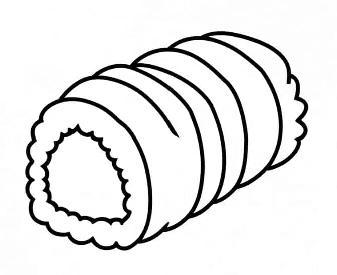 Frei druckbares Sushi ausmalbilder