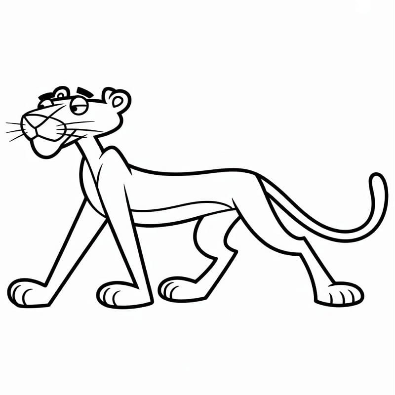 Freundlicher Rosarote Panther ausmalbilder