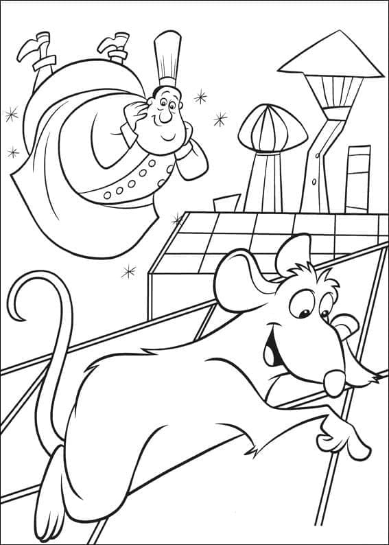 Fröhlicher Remy aus Ratatouille