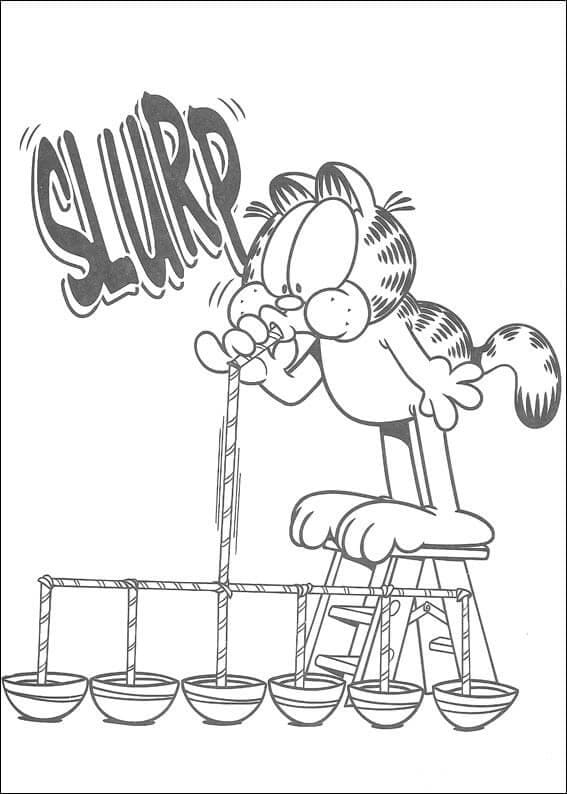 Garfield (5) ausmalbilder