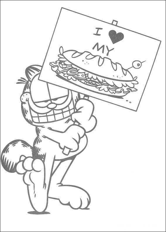 Garfield (7) ausmalbilder