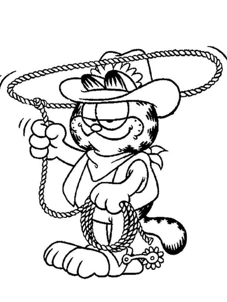Garfield für 1-jährige Kinder ausmalbilder