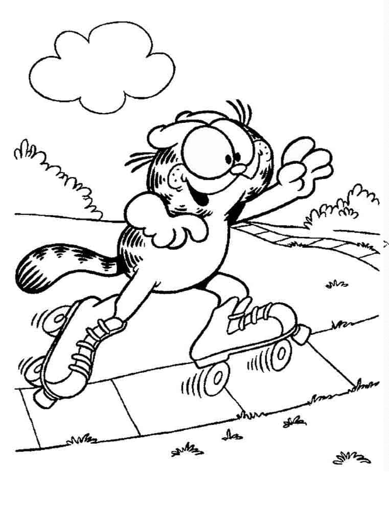 Garfield für 2-jährige Kinder ausmalbilder
