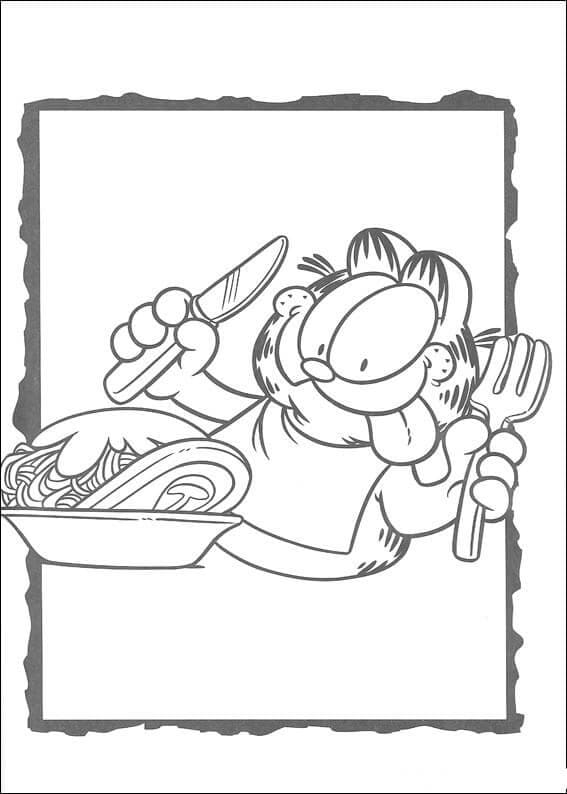 Garfield für 4-jährige Kinder ausmalbilder