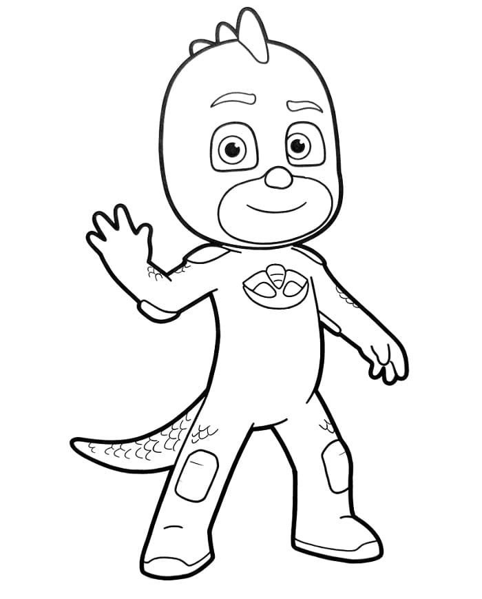 Gekko in PJ Masks ausmalbilder