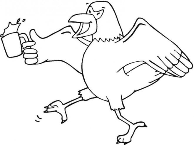 Gratis-Adler zum Ausdrucken ausmalbilder