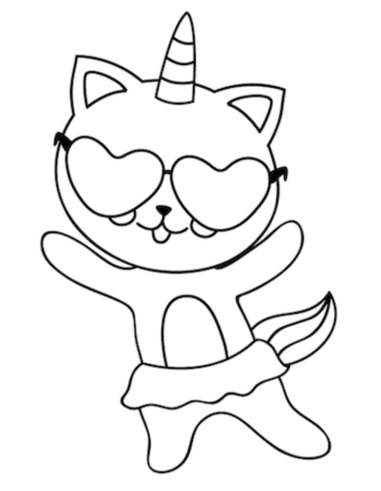Einhornkatze ausmalbilder