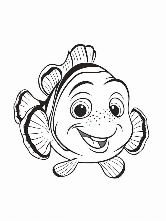 Gratis Findet Nemo ausdruckbares ausmalbilder