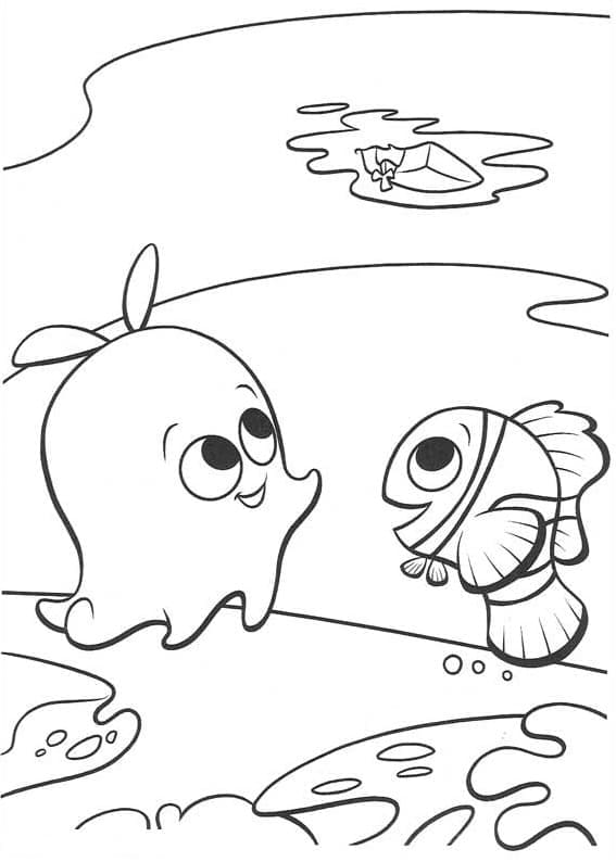 Gratis Findet Nemo für Kinder ausmalbilder