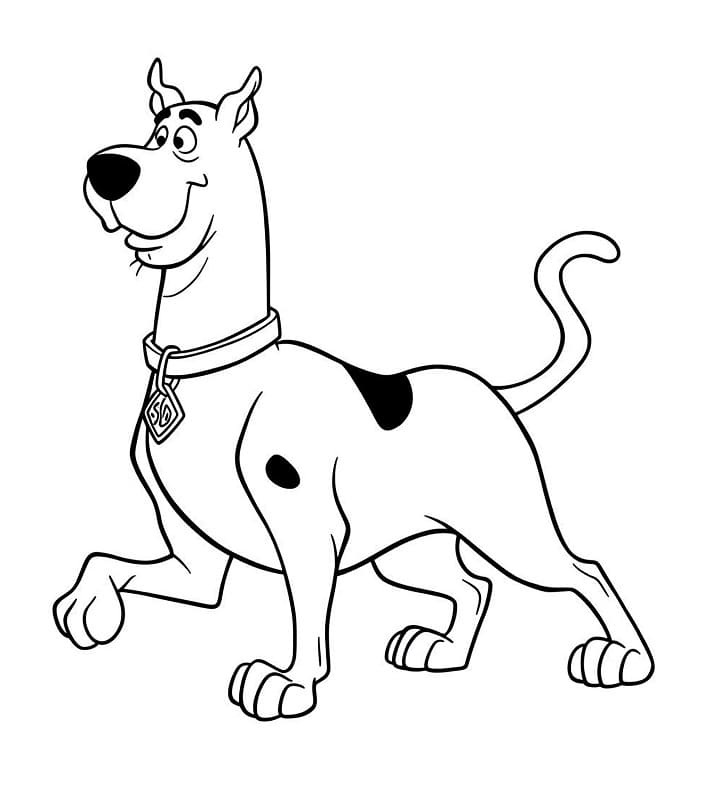 Gratis Scooby-Doo für Kinder ausmalbilder