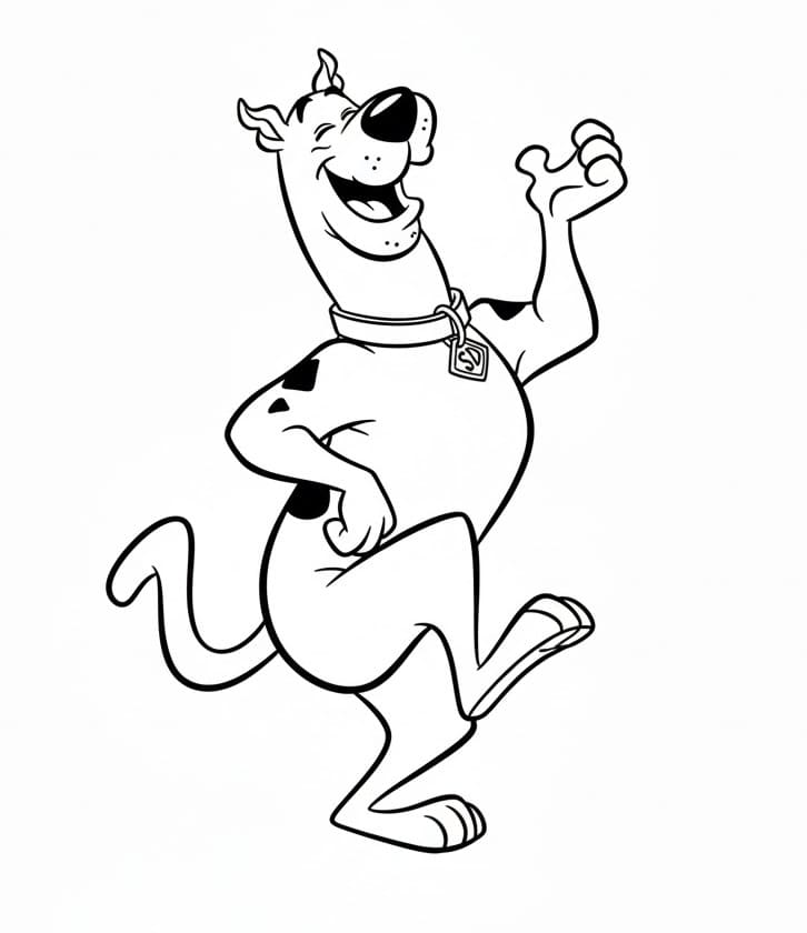 Gratis ausdruckbarer Scooby-Doo ausmalbilder