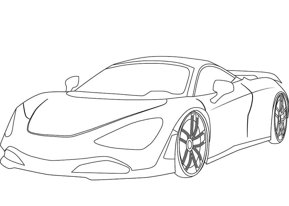 Gratis druckbarer McLaren
