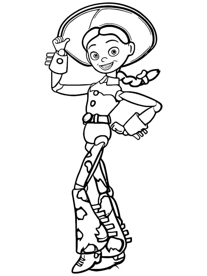 Jessie aus Toy Story 5 ausmalbilder