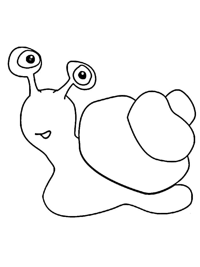 Kostenlos druckbare Schnecke ausmalbilder