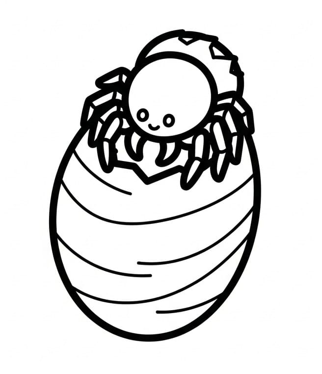 Kostenlose Spinne ausmalbilder