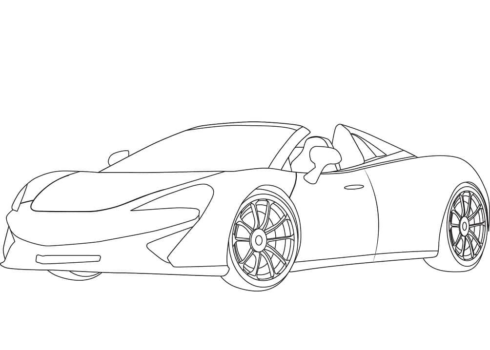 Kostenloser McLaren zum Drucken