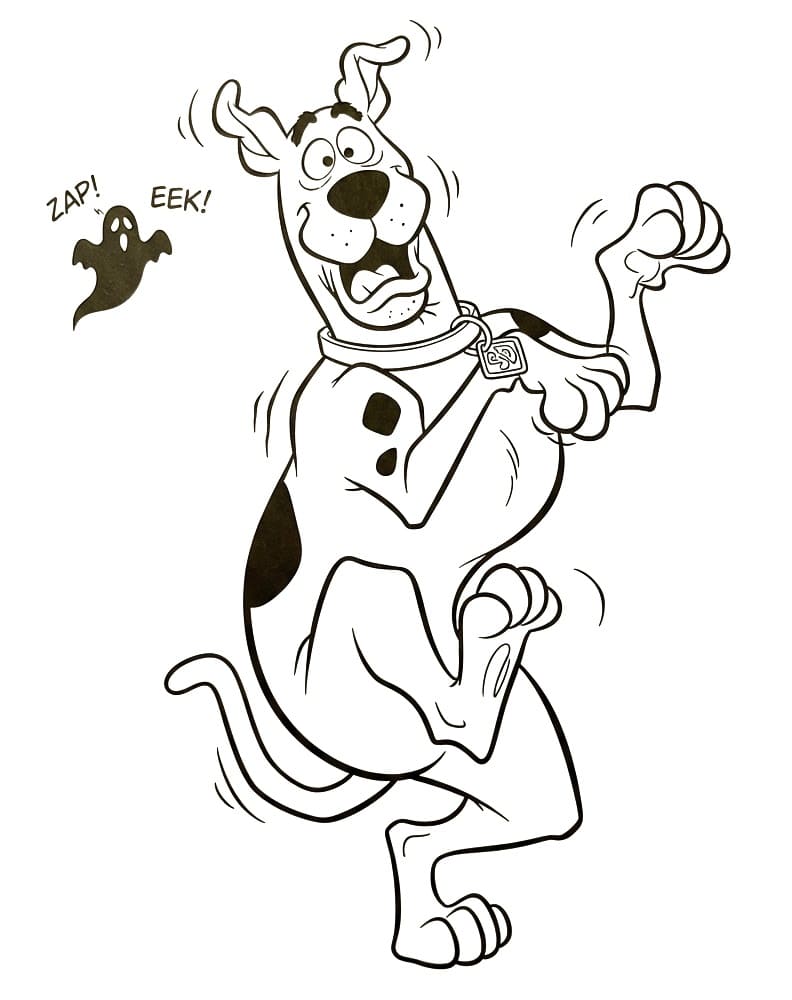 Kostenloser Scooby-Doo ausmalbilder