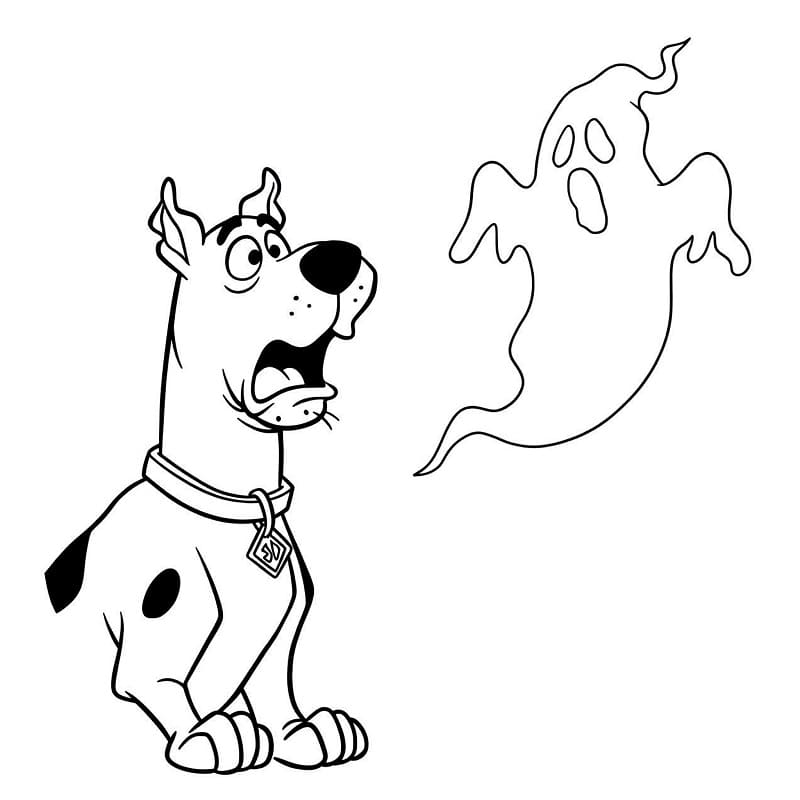 Kostenloses Bild von Scooby-Doo ausmalbilder