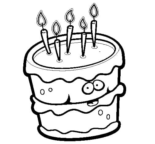 Kuchen für 1-jährige Kinder ausmalbilder