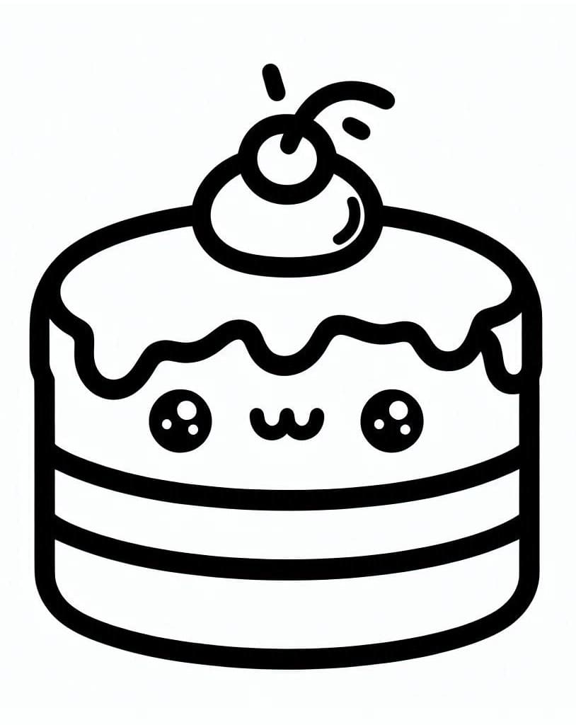Kuchen für 4-jährige Kinder ausmalbilder
