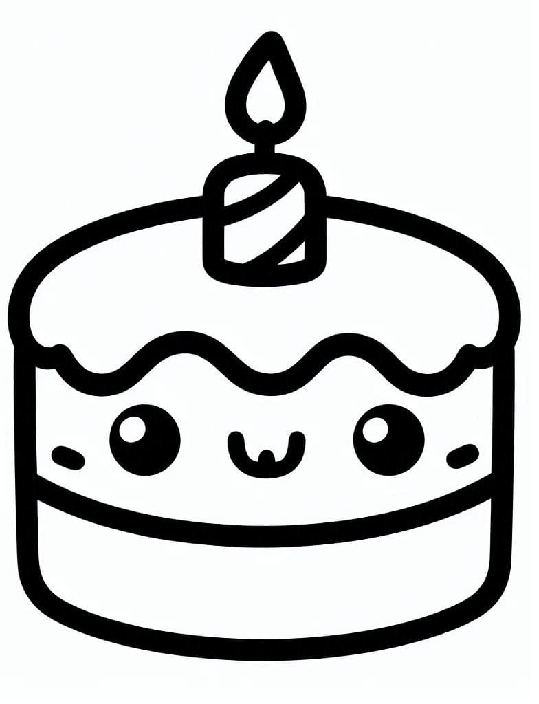 Kuchen für 5-jährige Kinder ausmalbilder