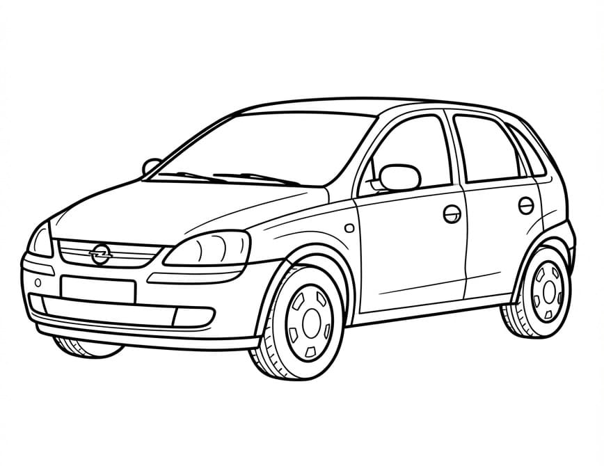 Opel ausmalbilder
