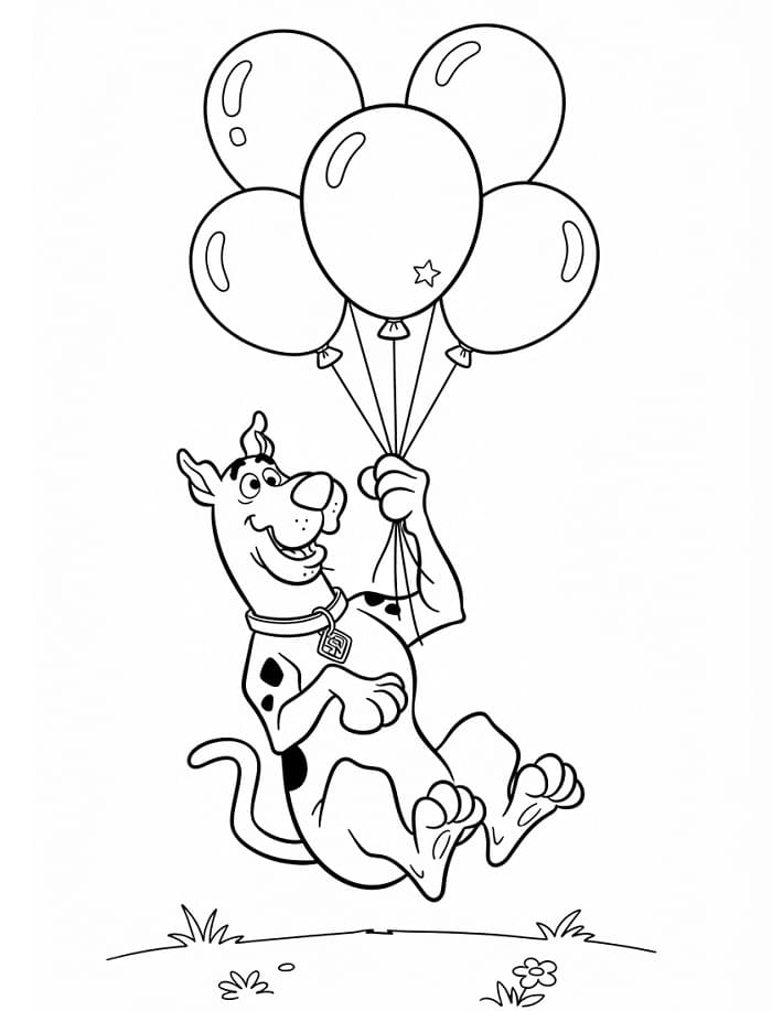 Leichter Scooby-Doo ausmalbilder