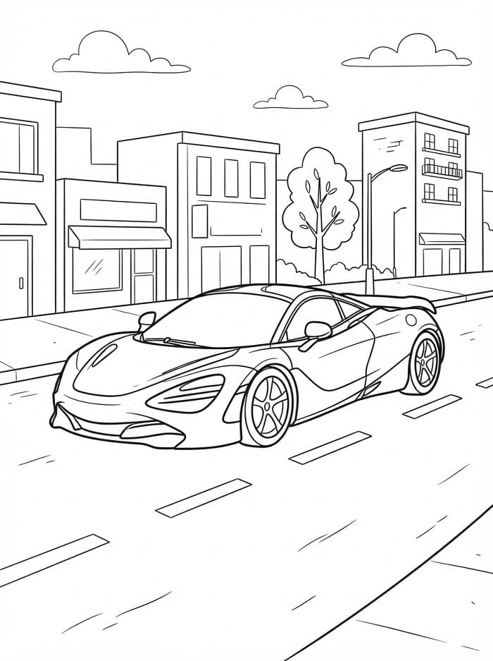 McLaren auf der Straße