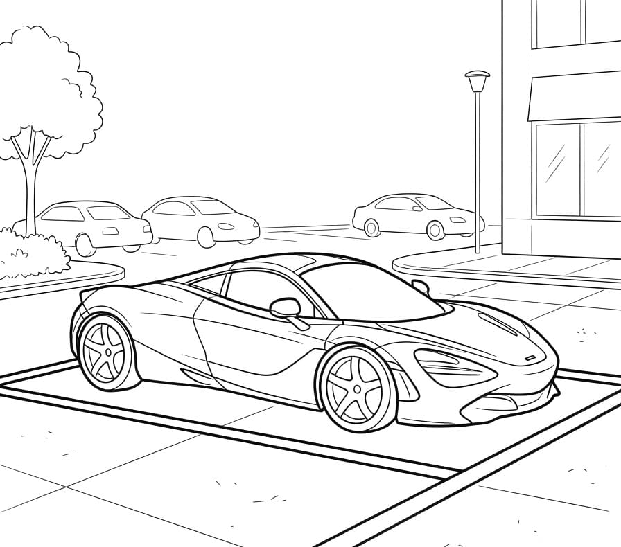 McLaren in Fahrt