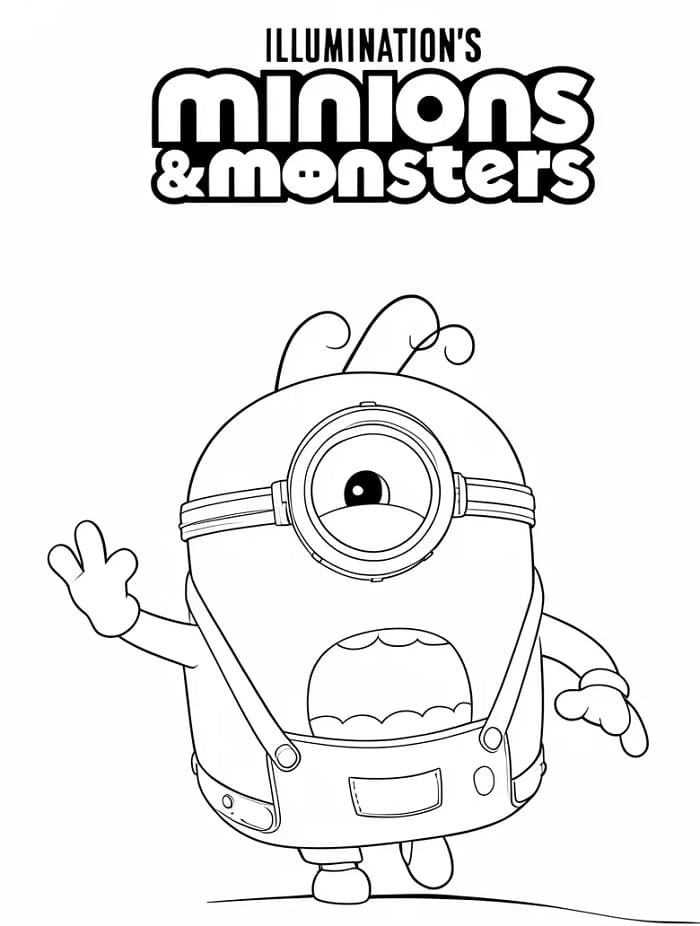 Minions und Monster (10) ausmalbilder