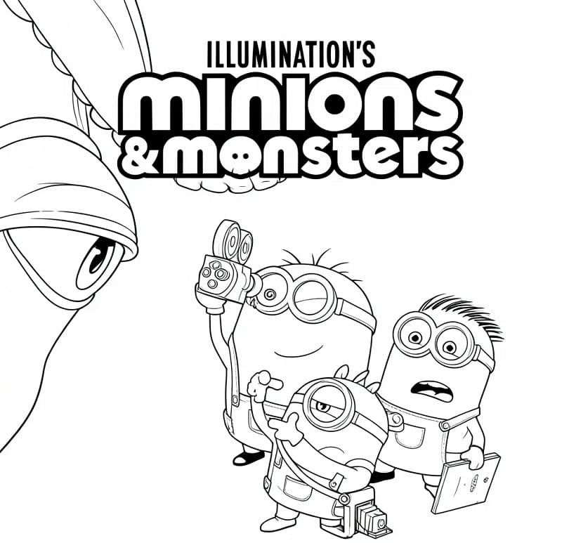 Minions und Monster (13) ausmalbilder