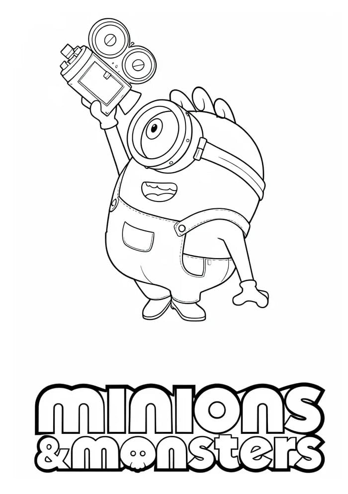 Minions und Monster (16) ausmalbilder