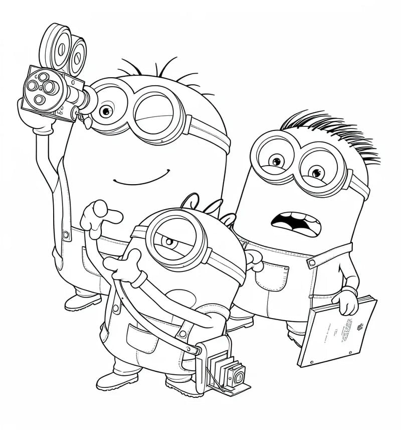 Minions und Monster (2) ausmalbilder