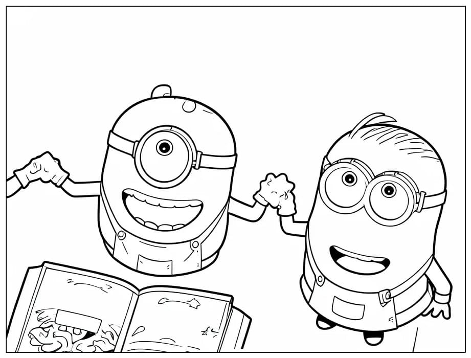 Minions und Monster (3) ausmalbilder