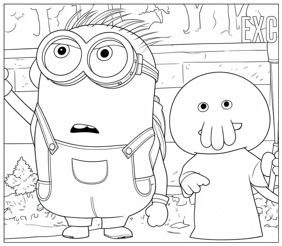 Minions und Monster (5) ausmalbilder