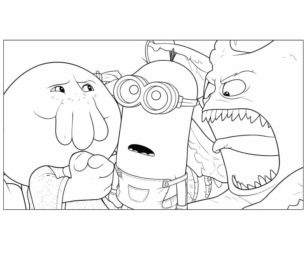 Minions und Monster (6) ausmalbilder