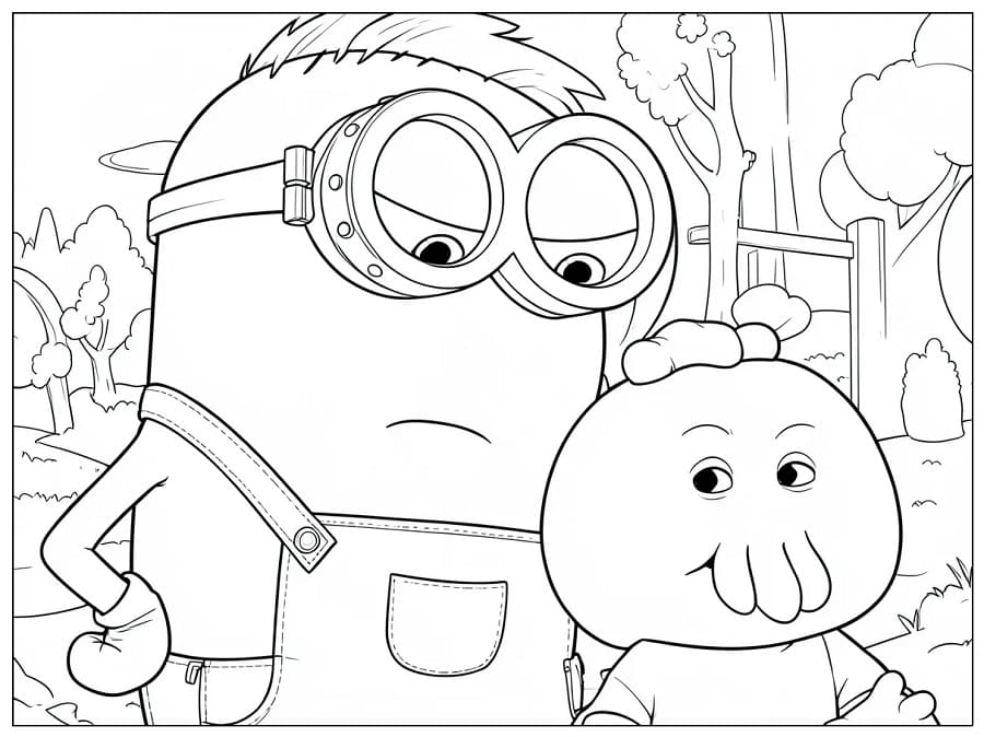 Minions und Monster (7) ausmalbilder