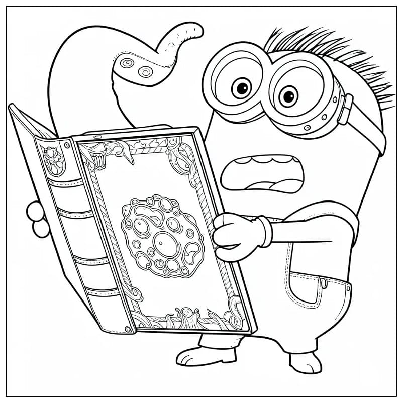 Minions und Monster Druckbare ausmalbilder