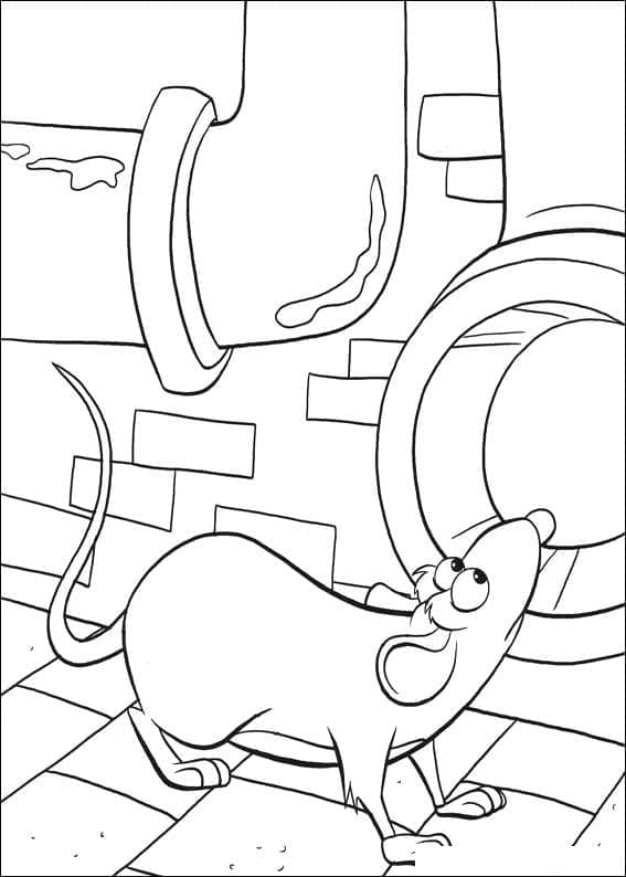 Neugierige Maus aus Ratatouille