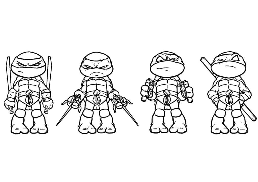 Ninja Turtles (4) ausmalbilder