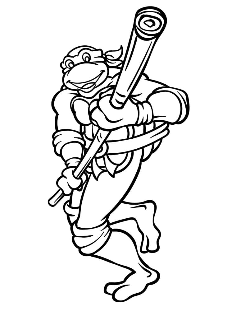 Ninja Turtles für Kinder ausmalbilder