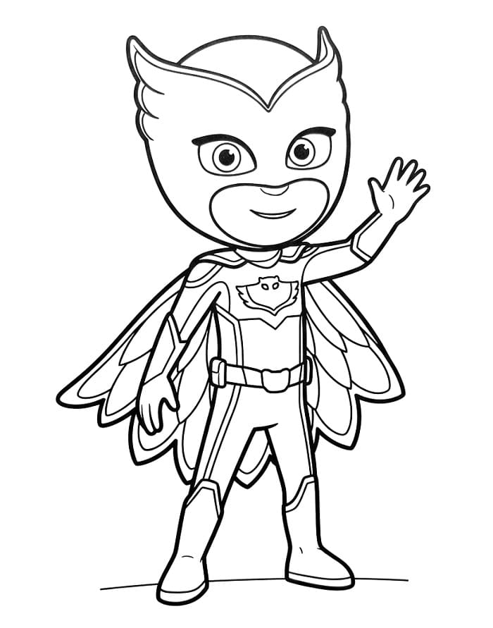 Owlette aus PJ Masks ausmalbilder