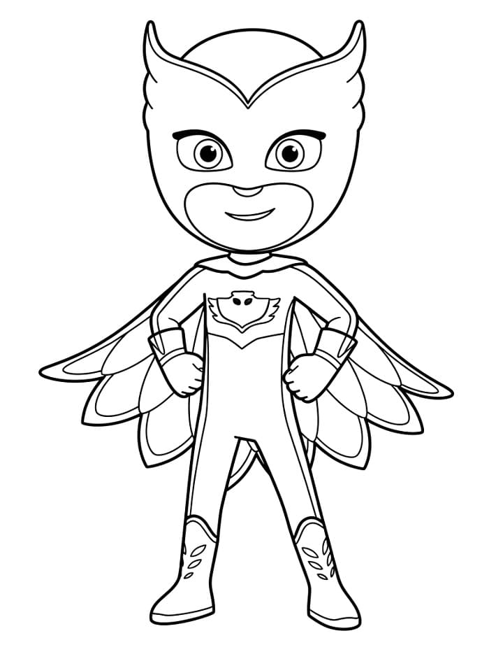 Owlette von PJ Masks ausmalbilder