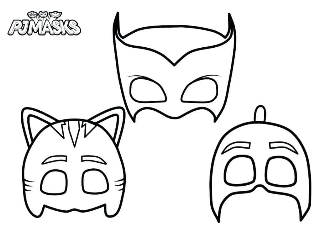 PJ Masks drucken ausmalbilder